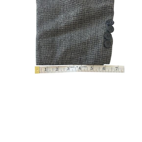 Oscar de la Renta Menswear Blazer 42R Gray Wool Tweed Sport Coat Jacket - Picture 8 of 9